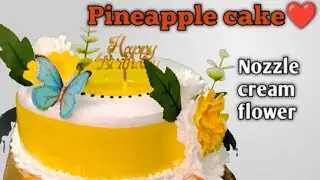 🍍Pineapple Cake Design | Pineapple Cake Bakery Style💯🍰 | Pineapple Cake Kaise Banate Hai |