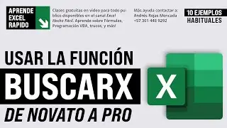 BUSCARX en Excel - 10 Ejemplos para usar a la Función desde cero