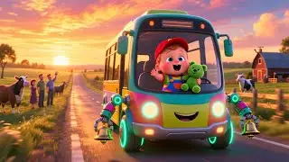 Farm Bus Goes Boom Boom 🚌💥🍼 | Kids Fantasy Song | Learn Safe Farm Travel and Happy Routines