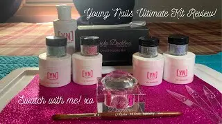 💕Reviewing the Young Nails Ultimate Kit from my last nail haul! | With Swatches!💕