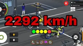 Asian Drag Champion PVP online Glitch World record 2292kmh