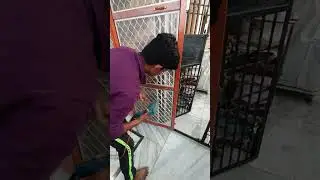 Mosquito 🦟🦟 mesh door 🚪  with  grill