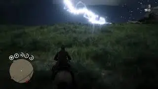 Red Dead Redemption 2 Online Lightning strike!