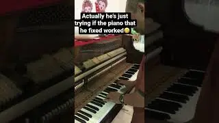 Piano fixer&rsquo;s song 🎵 #pianomusic