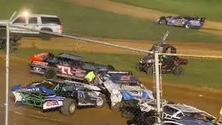 Sportsman late model feature race. Jt Kerr memorial race at 411 motor speedway 2023.Like & subscribe