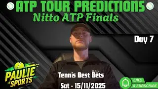 Финал ATP NITTO, день 7 | Теннисные прогнозы на сегодня, 15.11.2025 | Анализ ставок #теннис #Италия