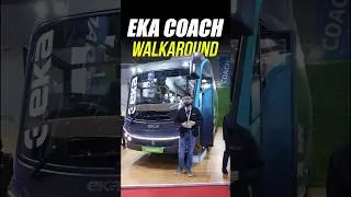 Eka Coach Bus at Bharat Mobility Global Expo 2025! #ekamobility #bharatmobilityexpo #91trucks