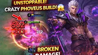 Unstoppable Phoveus Build 😱 | Broken Damage | Full Domination MLBB