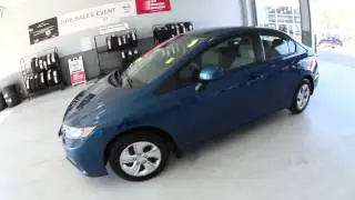 Certified Preowned 2013 Honda Civic LX Sedan 20,144 miles Stock #H5291TA Used Car Riverside, CA