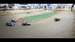 Traxxas Modified/ Slash Mod🏁🏆(A-Main) #ovalracing #traxxas #modified 