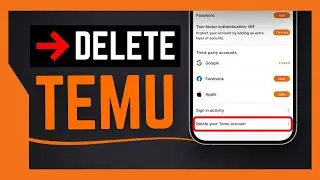 How To Delete Temu Account 2026 | Permanent Temu Account Deletion (iOS/Android)