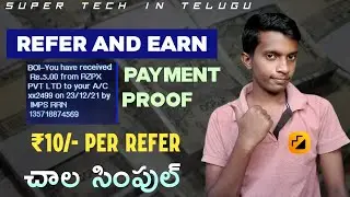 #moj |Money earning apps telugu | Refer and Earn in Telugu | Without investment earn money in telugu
