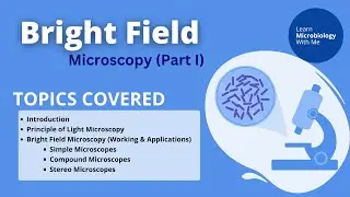 Brightfield Microscopy - Learn Microbiology with Me - Dr. Deepika Malik (Ph.D.)