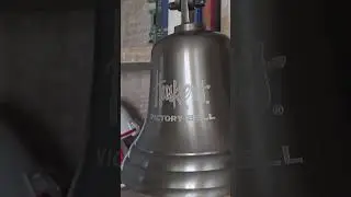 Sound of our 7 inch diameter Solid Brass Wall Bell