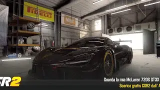 【CSR2】720S GT3X, Shift & tune for 6.86x