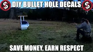 DIY Bullet Hole Decals