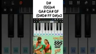 Sami Sami Song | Slow Piano Tutorial | Pushpa