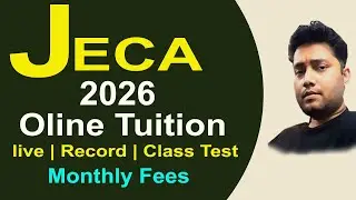 WB JECA 2026 ONLINE TUITION | LIVE CLASS | MOCK TEST