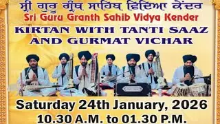 LIVE Basant Rut Kirtan Samagam | Sri Guru Granth Sahib Vidya Kender-Mehrauli | 24.Jan.2026 Baani.Net