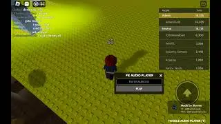 Roblox fe script showcase (work at the pizza audio player)