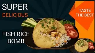 Fish Rice Bomb! Perfect Dinner Recipe with beautiful presentation