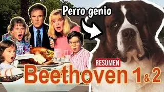 Este PERRO LISTO le cambió la vida a esta FAMILIA | Beethoven 1 & 2 | RESUMEN en 17 minutos