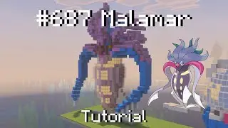 How to build a Pok&eacute;mon Malamar in Minecraft (Tutorial)