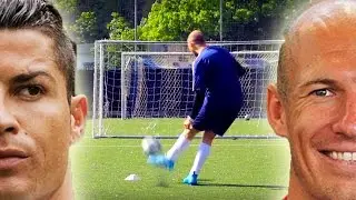RONALDO VS ROBBEN - Free kick BATTLE - Knuckleball VS Curveball