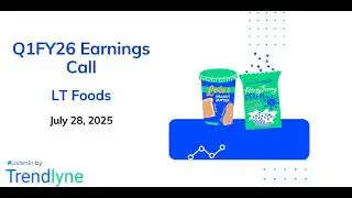 LT Foods Earnings Call for Q1FY26