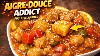 ⭐️POULET AIGRE-DOUX COMME AU RESTO RECETTE ASIATIQUE RAPIDE ET FACILE 