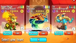 Dragon City: Forest Servant Dragon | NEW League Battle 400 [MAX LEVEL] 😱