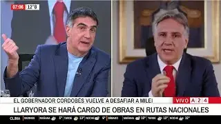 📢 Llaryora vs. Milei: el Gobernador cordobés se hará cargo de las obras en rutas nacionales