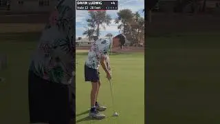 Long Par 3 From ⬆️⬆️ #golf #golfer #par3 #break80 #shottracer