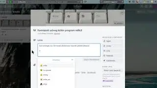 Formázott szöveg írás Markdown jelölés