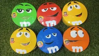 Satisfying Video | Super Unpacking Funny Tins with Skittles Chewies and Tasty M&M'S 6 Candy ASMR
