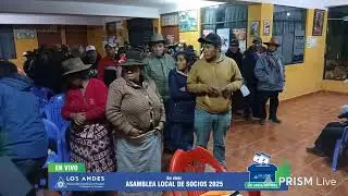 📺 En vivo, Asamblea Local de Socios 2025 - Sede Pachaconas - Ofic. Chalhuanca.