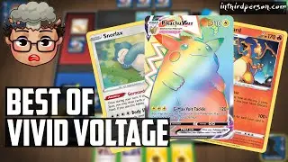 The Best Cards From Pokemon TCG Sword & Shield Vivid Voltage! (Pikachu VMAX, Charizard and more!)