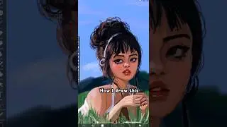 #art process✨️ #ibispaintx #speed paint #by digital art 🎨 (young artist)