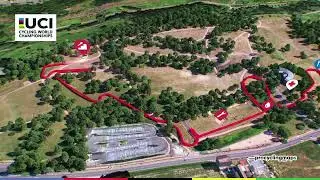 UCI 2025 World Championships Li&eacute;vin - Official route