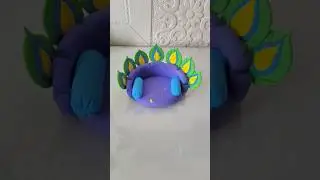Easy clayart diy  krishna aasan #shorts #short #trending #shortsvideo #craft #janmashtami