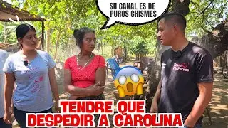 la abuela de Carolina nos pelo la cara😱 NO QUIERE QUE ELLA TRABAJE EN EL CANAL😡 se tendra que ir😨😨