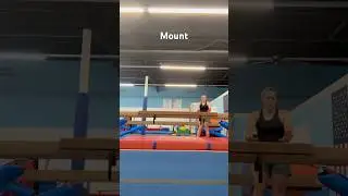 Bronze  beam routine requirements. #gymnastics #competitive #gymnast