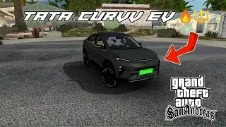 Tata Curvv EV 2024 ⚡🔥 Mod for GTA SA Android/PC || IVF+ADB Features 🚘✨ || Best Electric SUV 🚀🔋