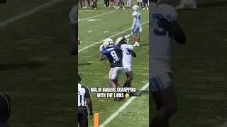 Malik Nabers and Kerby Joseph getting chippy 🍿