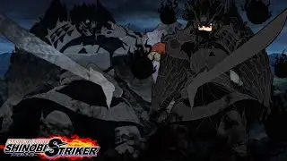 THE BLACK FLAME GOD SUSANOO RANGE BUILD IN SHINOBI STRIKER!