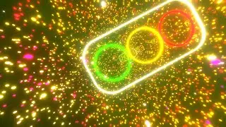 4K Trippy Neon Traffic Lights Mind-Bending Optical Illusion Color Changing Rollercoaster