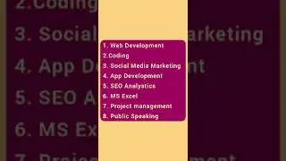 Top 8 skills with High Demand in Future