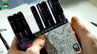 UNBOXING & REVIEW: Pen Drawing Hightune, Murah Tapi ENAK BANGET?! 🔥 | Fleksibel & Ramah di Kantong!