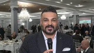 القنصلية العراقية في أمريكا , مادبة فطور , تصوير : جليل البصري