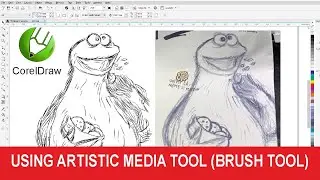 MASTER CLASS BRUSH TOOL with CorelDraw! #coreldrawtutorial #drawing #graphicdesgin #brush